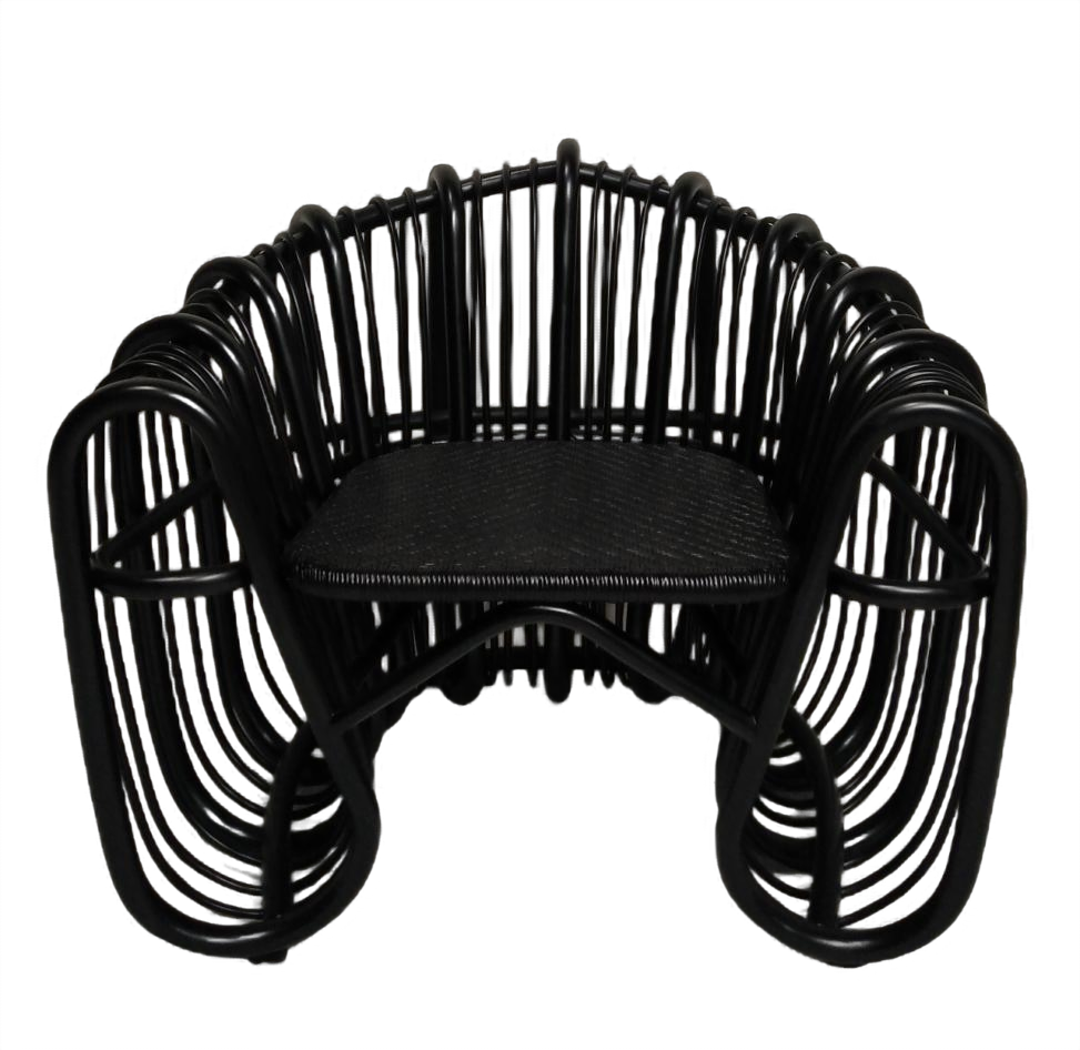 Photo R03 Armchair (Solid Black) 90x70x78cm (1-5)