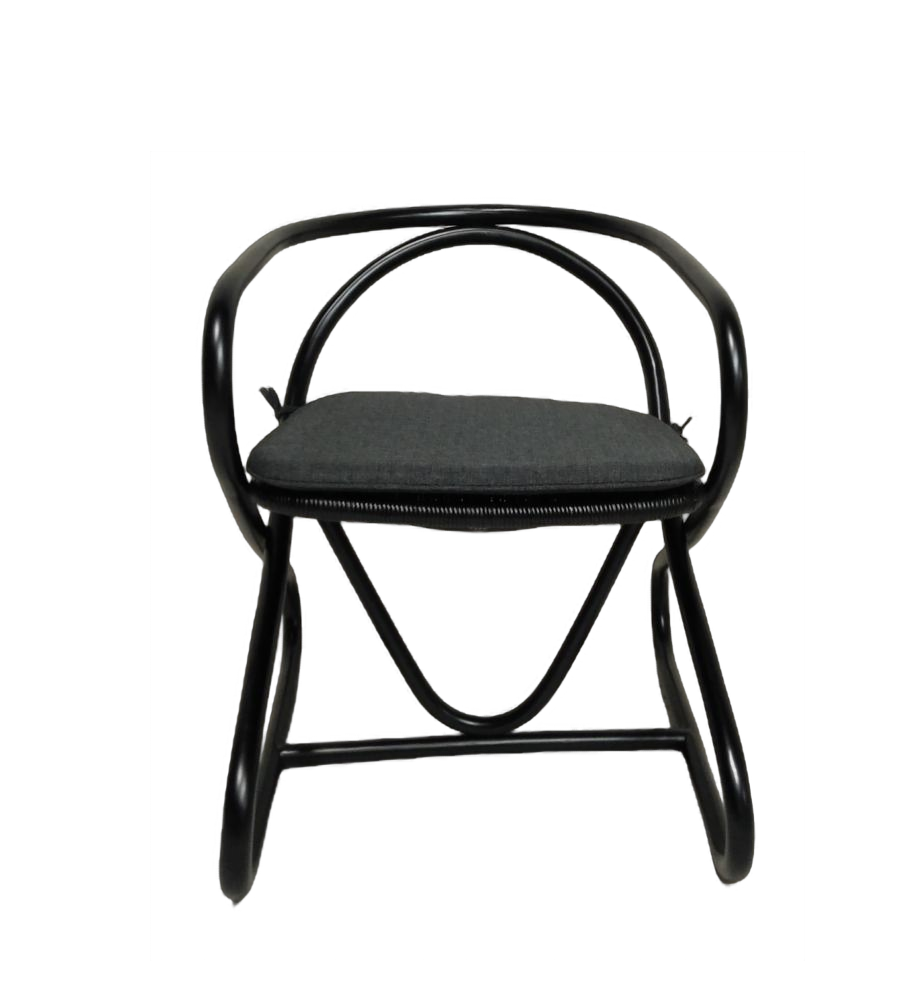 R01 Chair Type A (Solid Black) 59x69.5x73 (1-3)